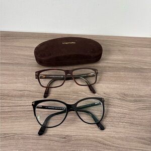 Tom Ford Lot Of 2  Eyeglasses Brown Tortoise TF 5320 053 / TF 5513 Authentic♥️